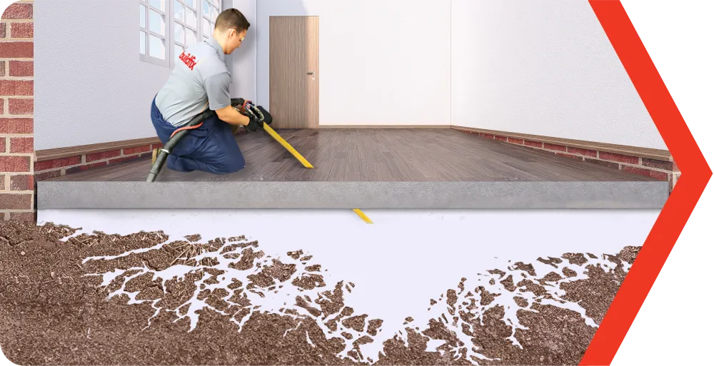 Buildfix GeoPoly™ PSR30 floor pier repairs