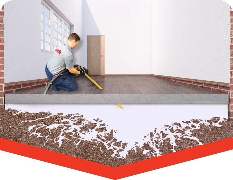 Buildfix GeoPoly™ PSR30 floor pier repairs