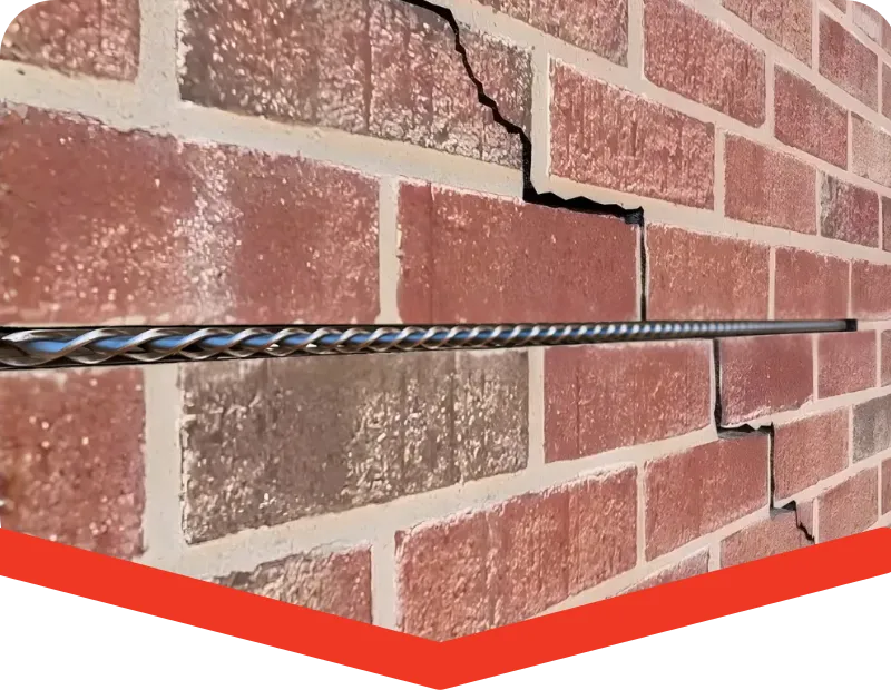 Buildfix HelicalBar™ R304 wall crack repair