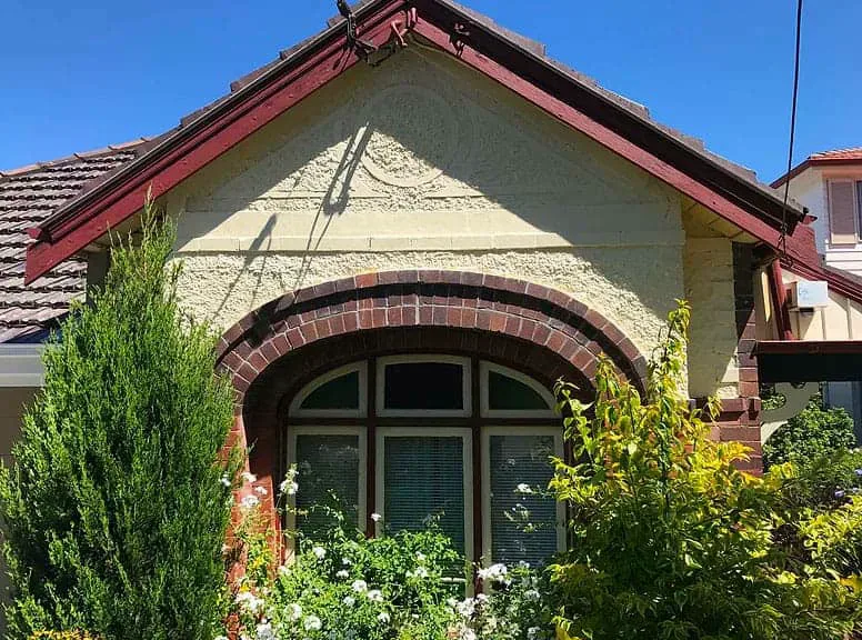 Brick arch repaired and sunken wall relevelled in Sydney's Inner West