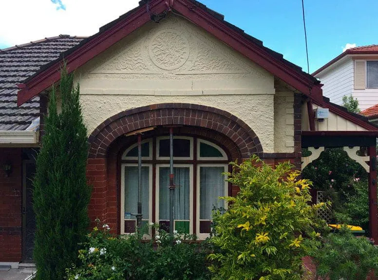 Brick arch repaired and sunken wall relevelled in Sydney's Inner West
