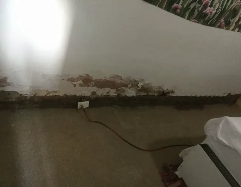 Excess Moisture Removed From a 1920s Semi
