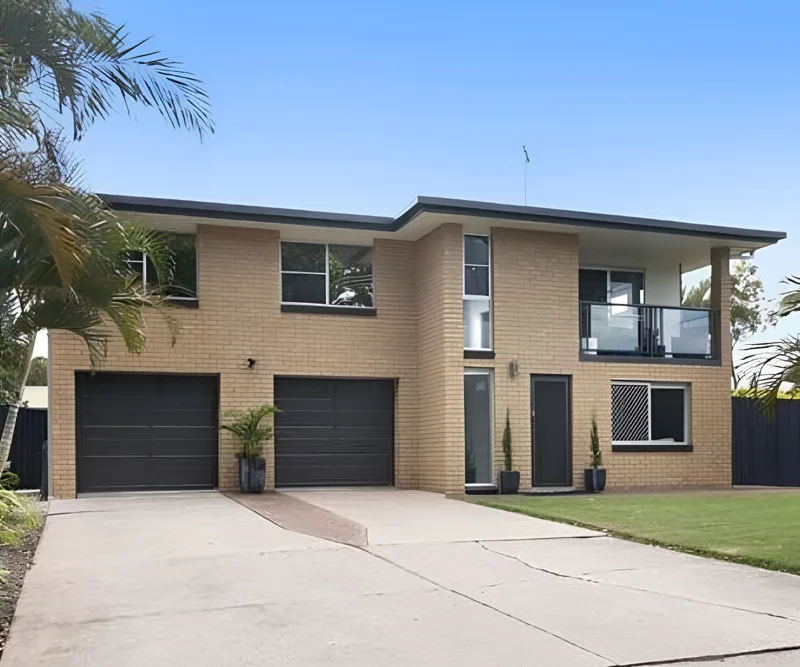Strip footings under an older Brisbane home with shallow clay brick foundation