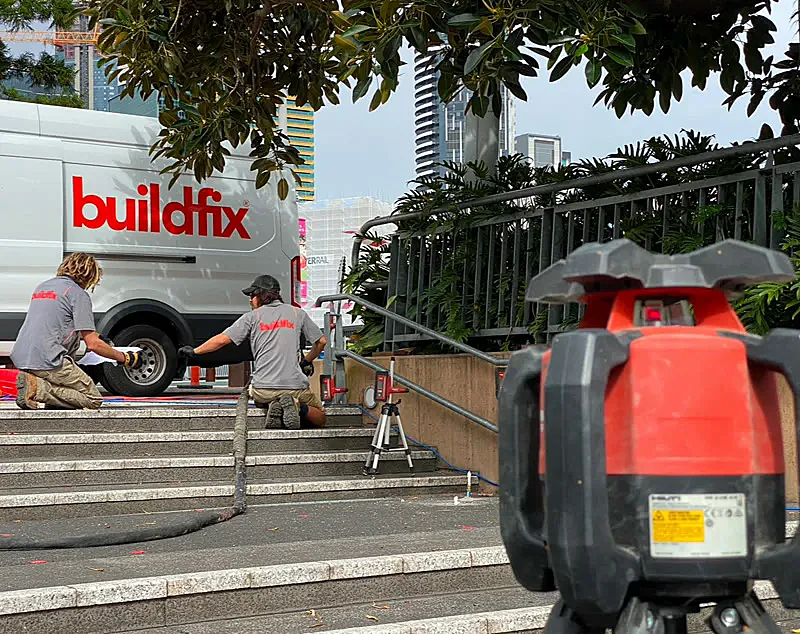 Roma Street Parkland Walkways Relevelled