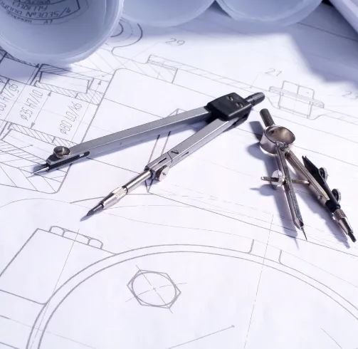 Building design drawings showing structural planning considerations for wall crack prevention
