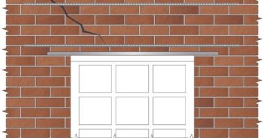 Masonry-beams Masonry beam repair with Helical bars