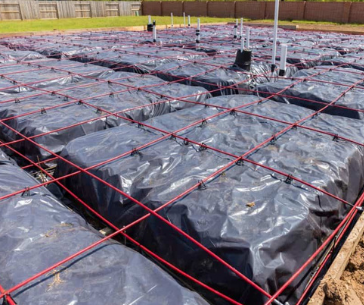 Preparation for waffle slab Preparation for waffle slab