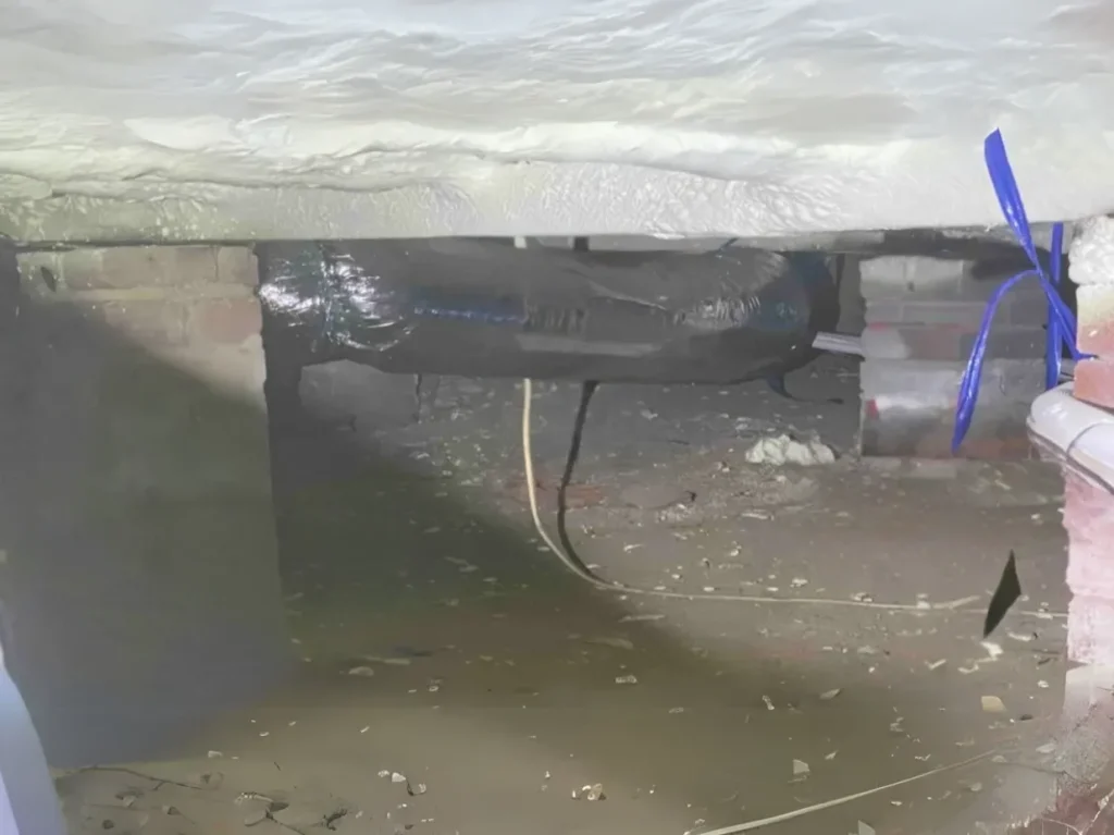 Sinking Brick Piers Stabilised, Saving a Newly Installed Kitchen 2
