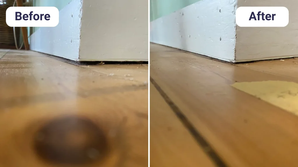 Sinking Brick Piers Stabilised, Saving a Newly Installed Kitchen Before After 2